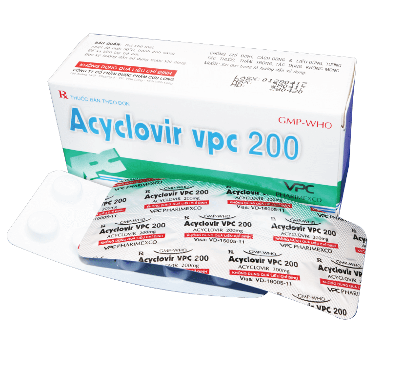 Acyclovir VPC 200 Nh Thu c B ch Mai