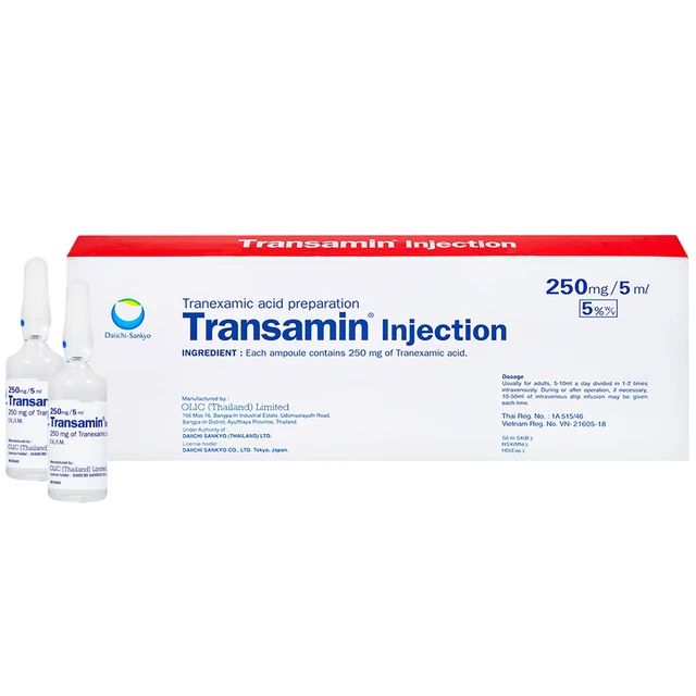 Transamin Injection 250mg/5ml