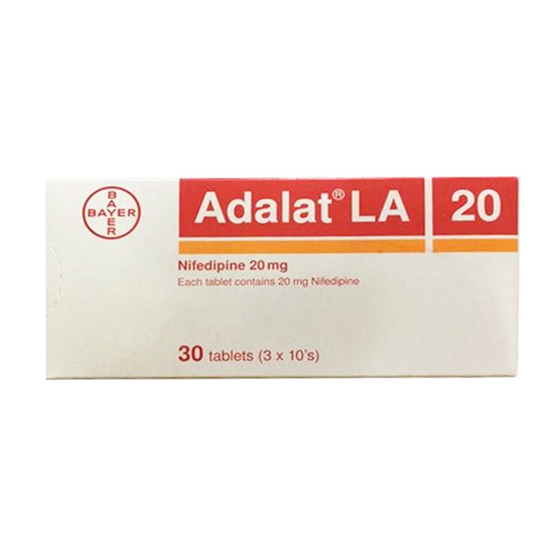 Adalat LA 20mg - Nhà thuốc Bạch Mai
