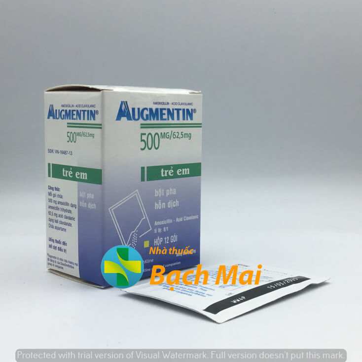 Augmentin 500mg 62 5mg Nhà Thuốc Bạch Mai