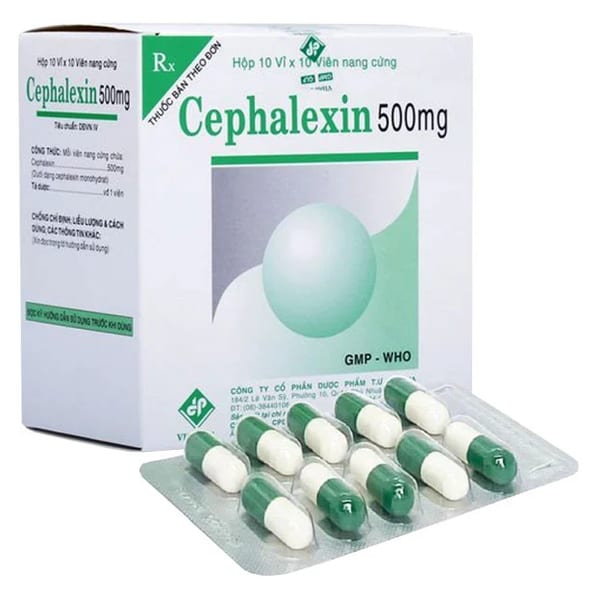 Cephalexin 500mg H100v