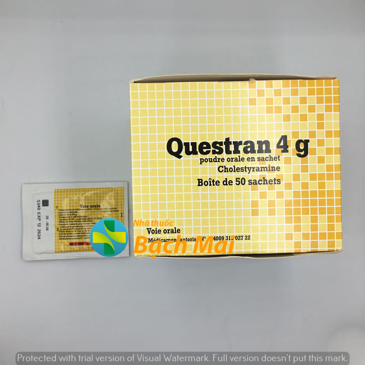 Questran 4g Nhà thuốc Bạch Mai