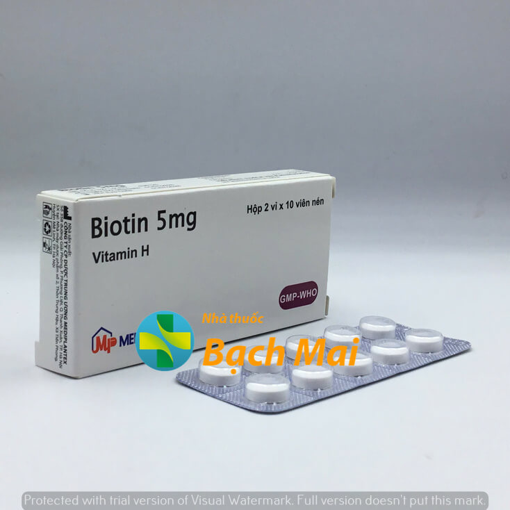 Biotin 5mg H20v