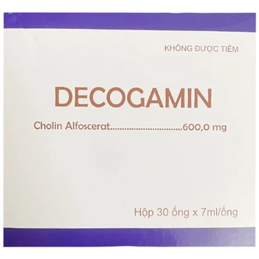 Decogamin 600mg H30 ống