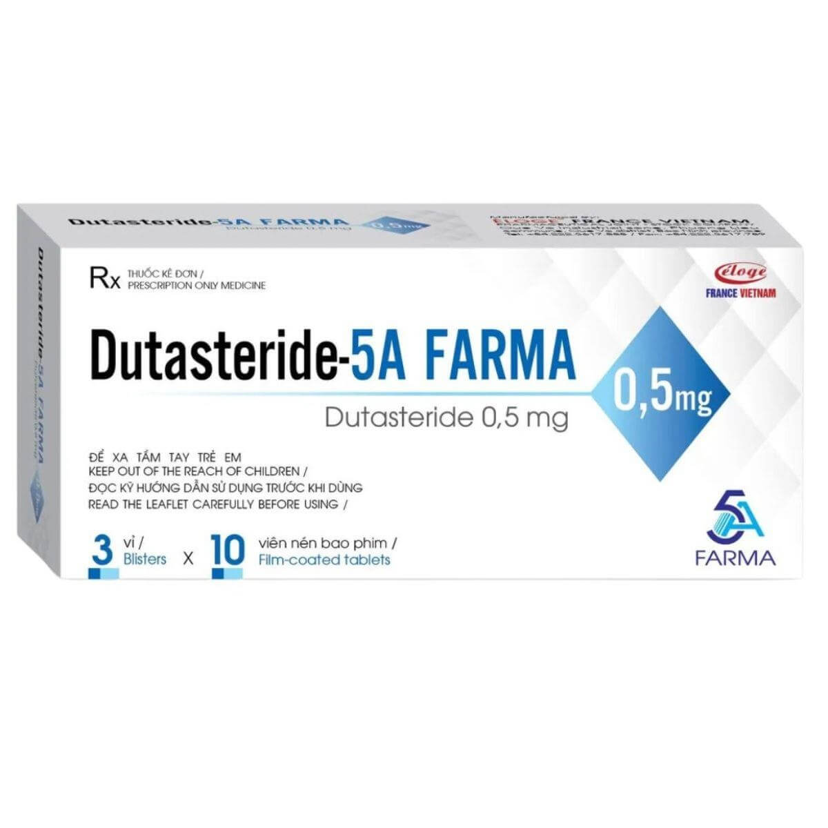 Dutasteride-5A FARMA 0.5mg H30v