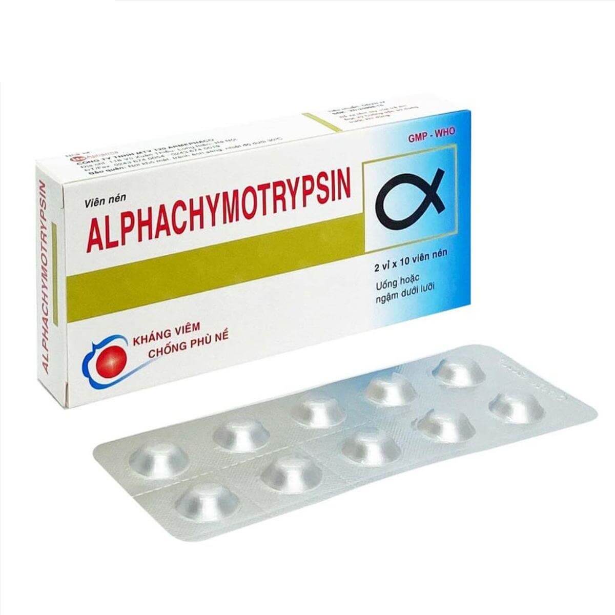 Alphachymotrypsin 4200UI H20v