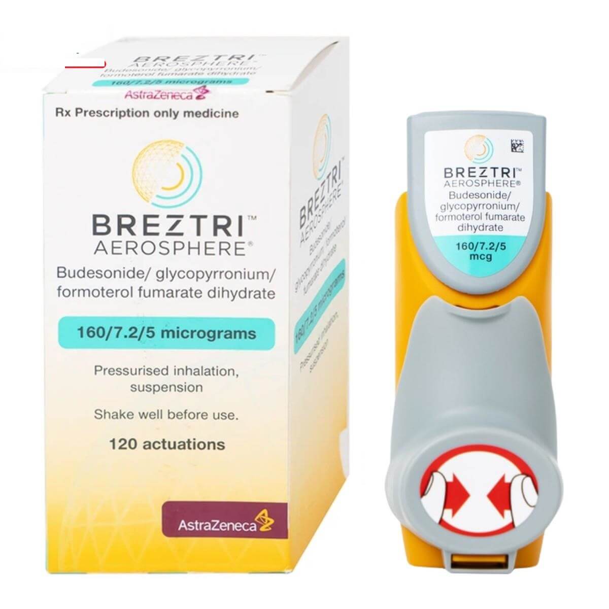Breztri Aerosphere 160/7.2/5mcg 120 liều