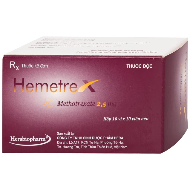 Hemetrex 2.5mg H100v
