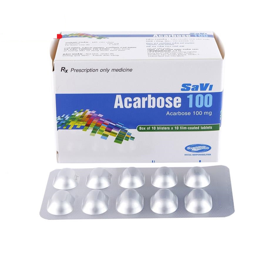 Acarbose 100 H100v