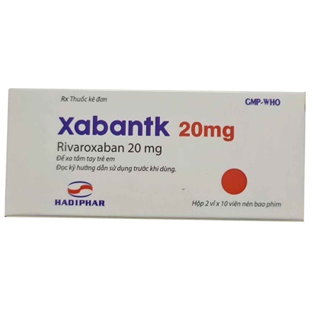Xabantk 20mg H20v