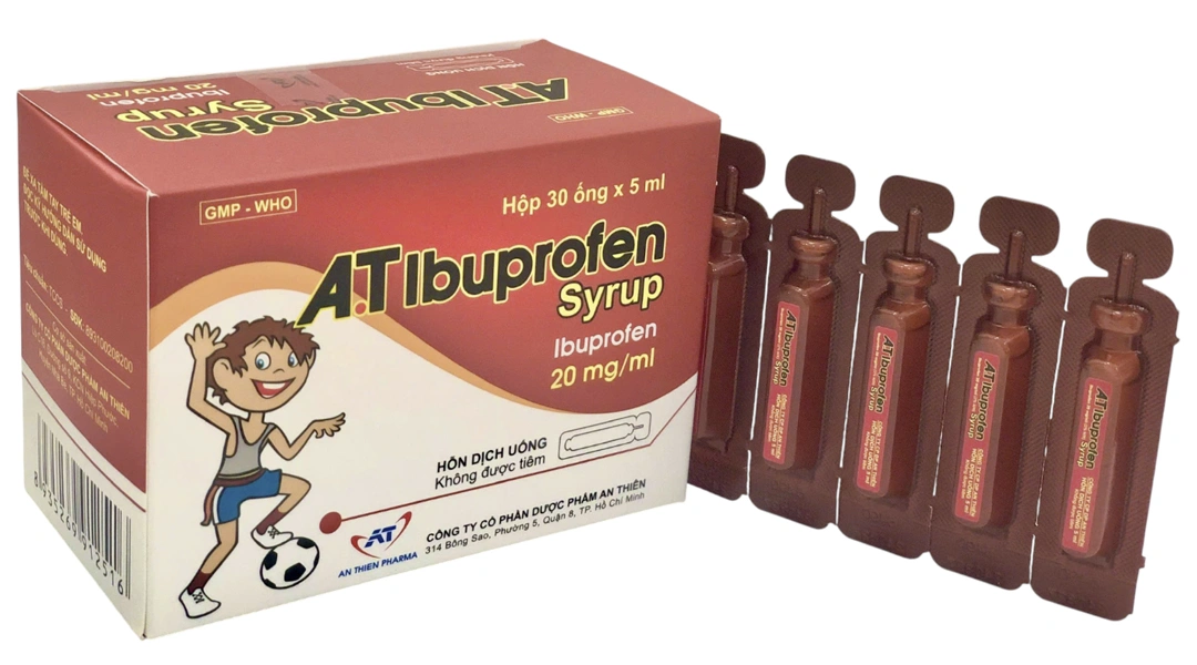 A.T Ibuprofen Syrup 20mg/ml 5ml