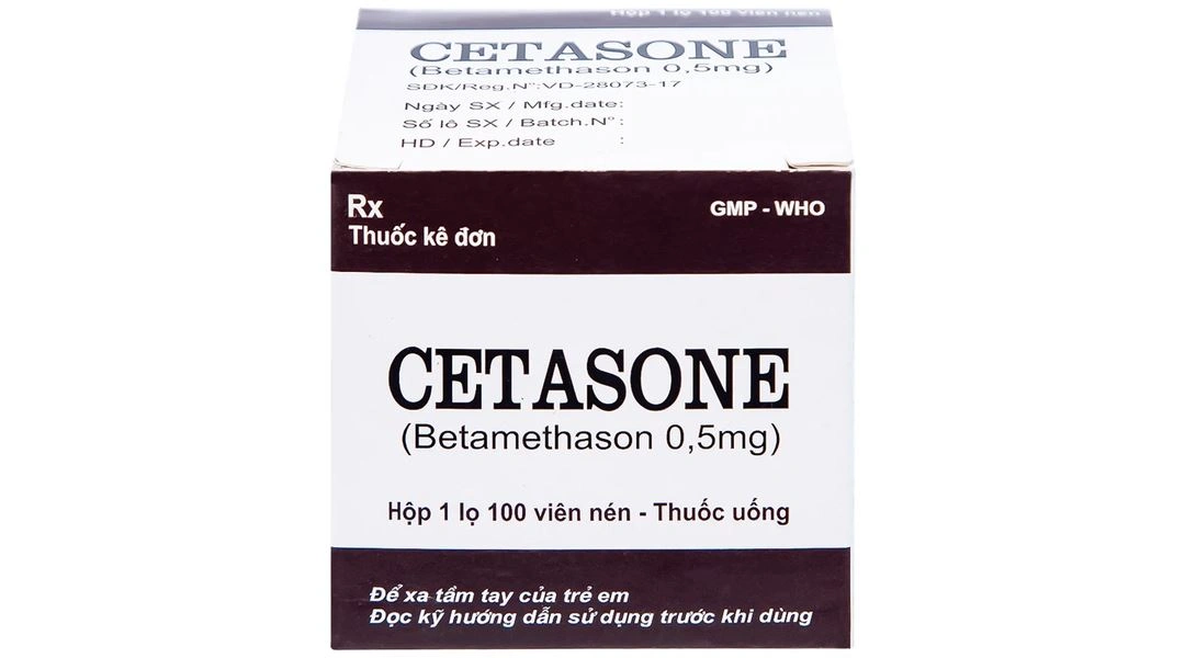Cetasone 0.5mg H100v