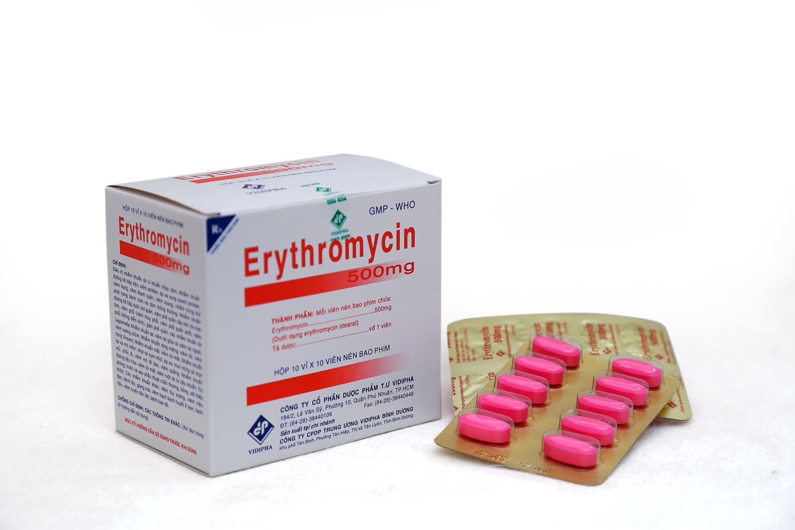 Erythromycin 500mg H100v