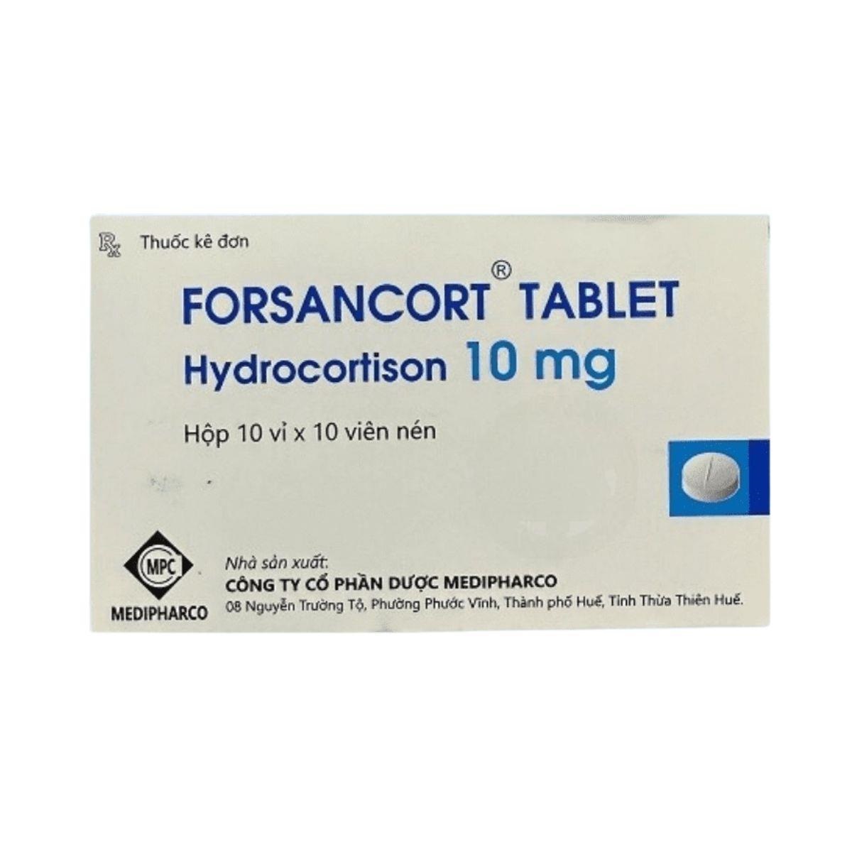 Forsancort Tablet 10mg H100v