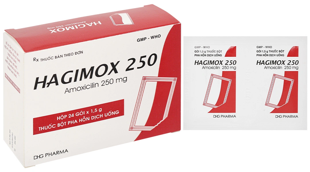 Hagimox 250 H24 gói 1.5g