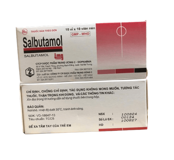Salbutamol 4mg H100v