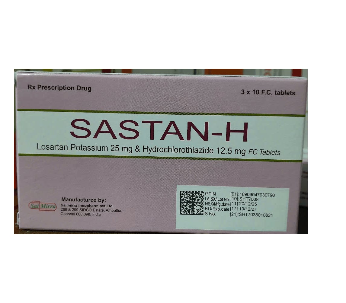 Sastan-H 25mg/12.5mg H30v