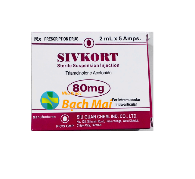 SIVKORT Sterile Suspension Injection 80mg