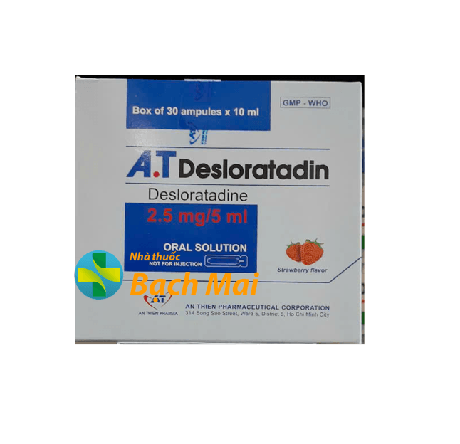 A.T Desloratadin 2.5mg/5ml x 10ml