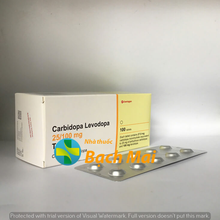Carbidopa Levodopa 25/100mg