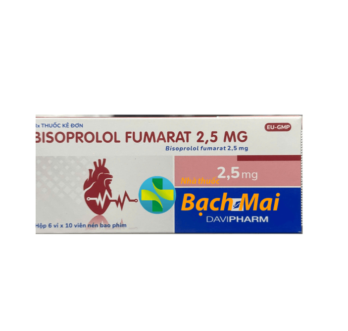 Bisoprolol Fumarat 2.5mg H60v