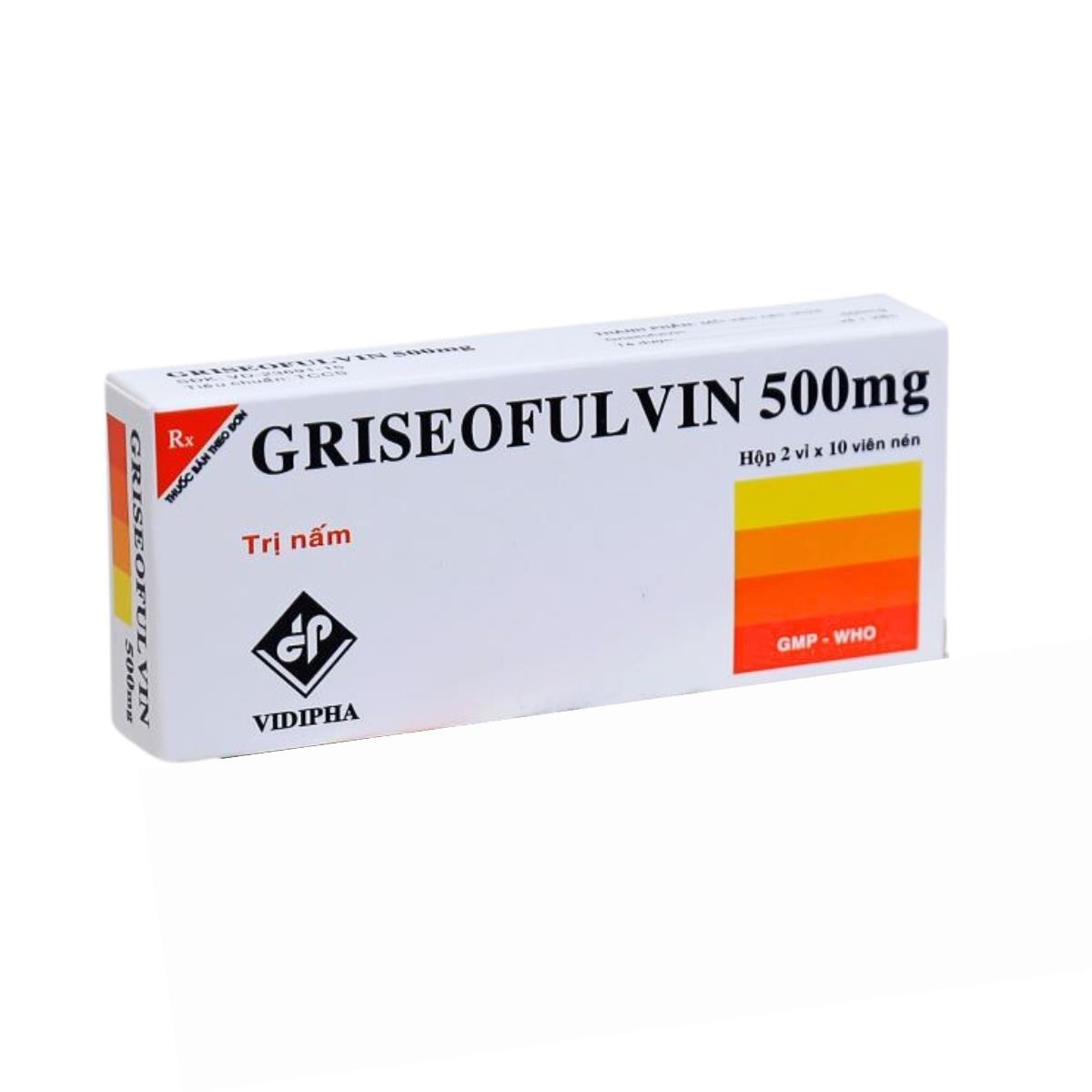 Griseofulvin 500mg Vidipha