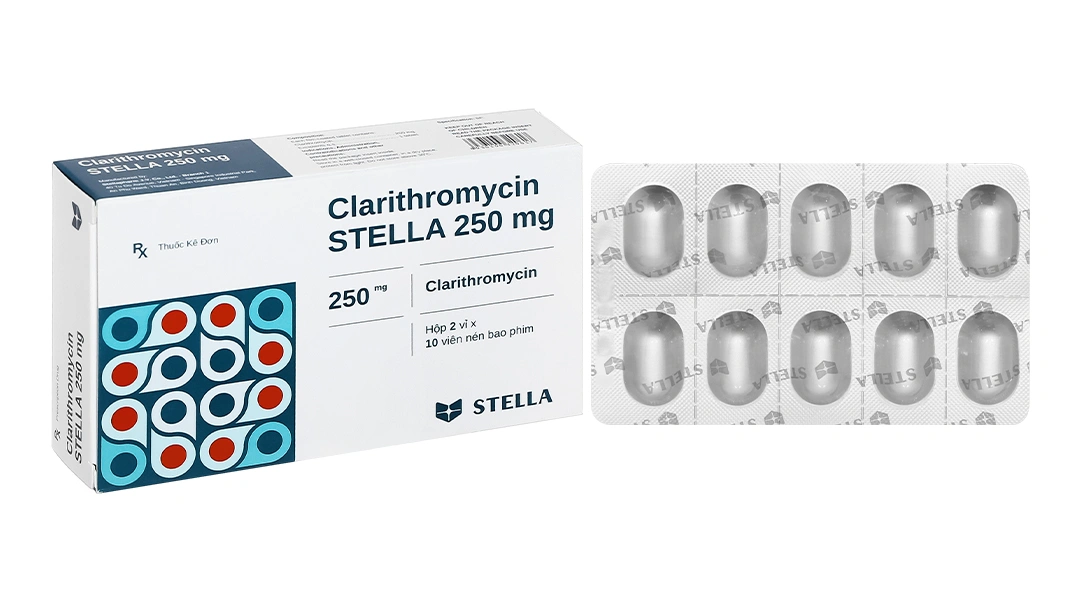Clarithromycin Stella 250mg H20v