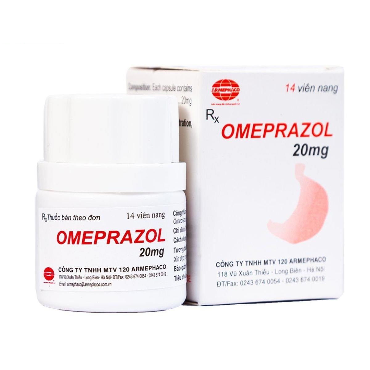 Omeprazol 20mg Armephaco