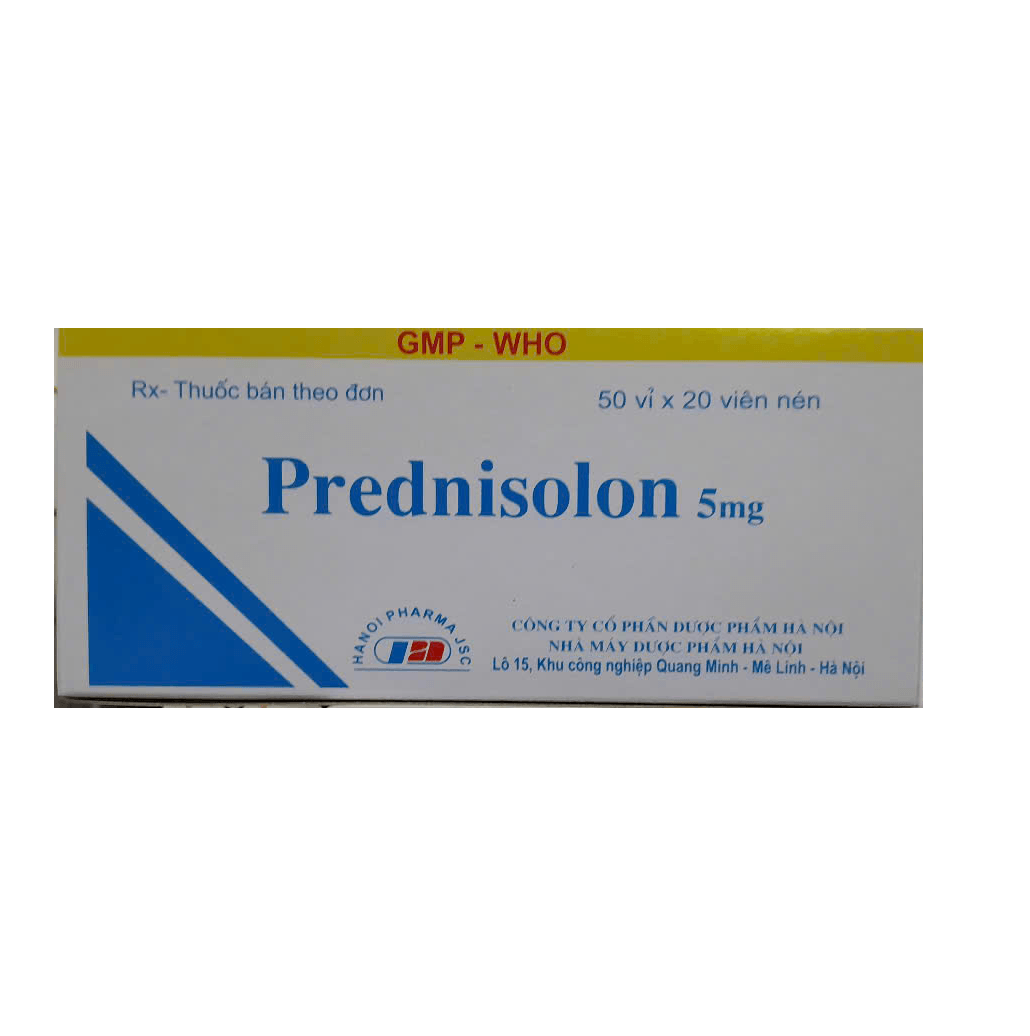 Prednisolon 5mg Hanoi Pharma