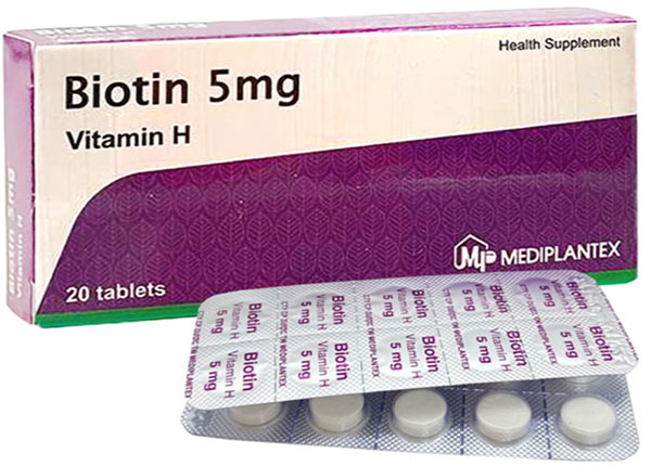 Biotin 5mg H20v
