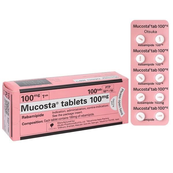 Mucosta tablets 100mg H100v