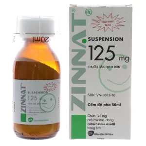 Zinnat suspension 125mg/50ml