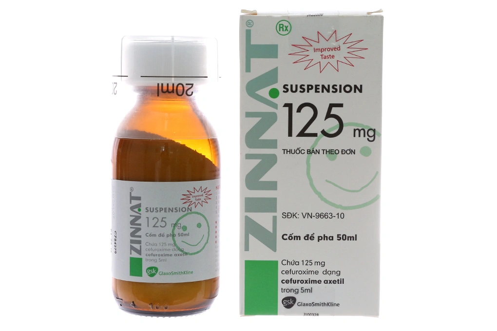 Zinnat suspension 125mg/50ml