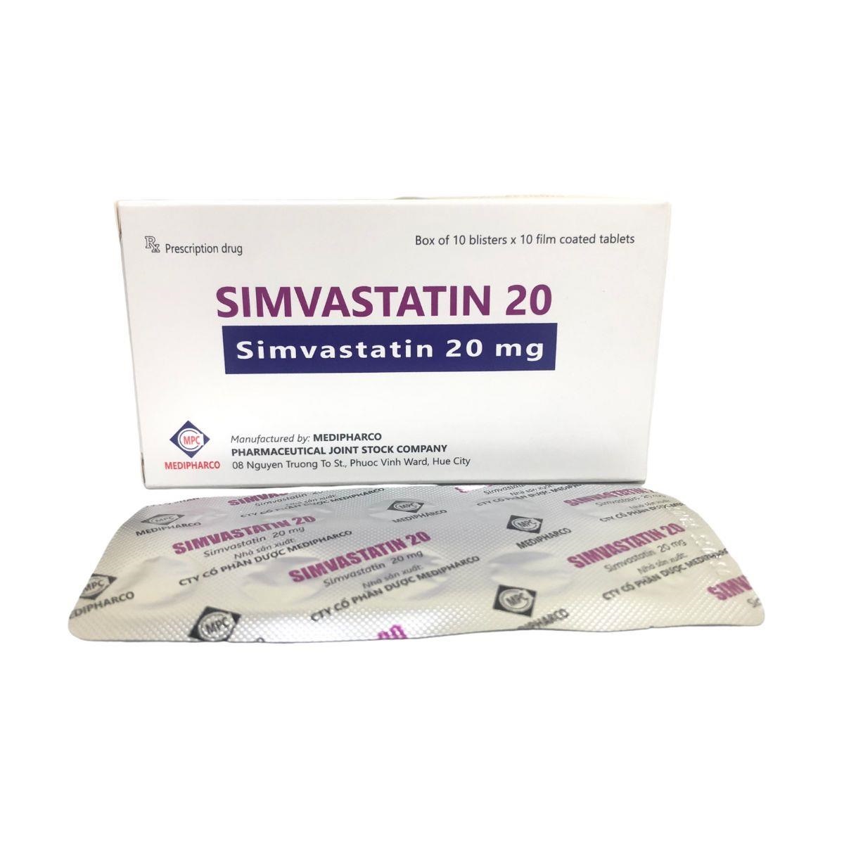 Simvastatin 20 Medipharco