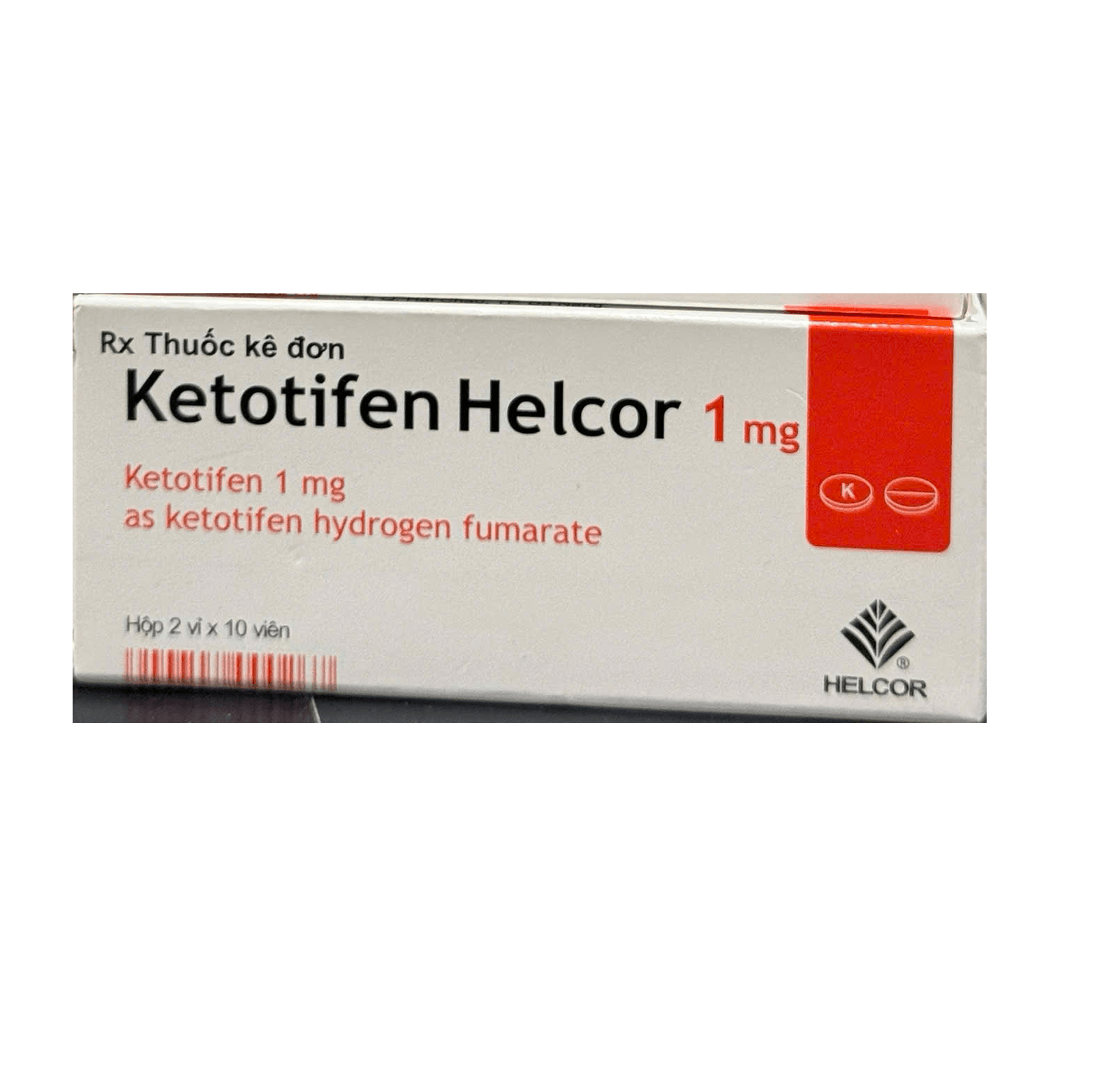 Ketotifen Helcor 1mg