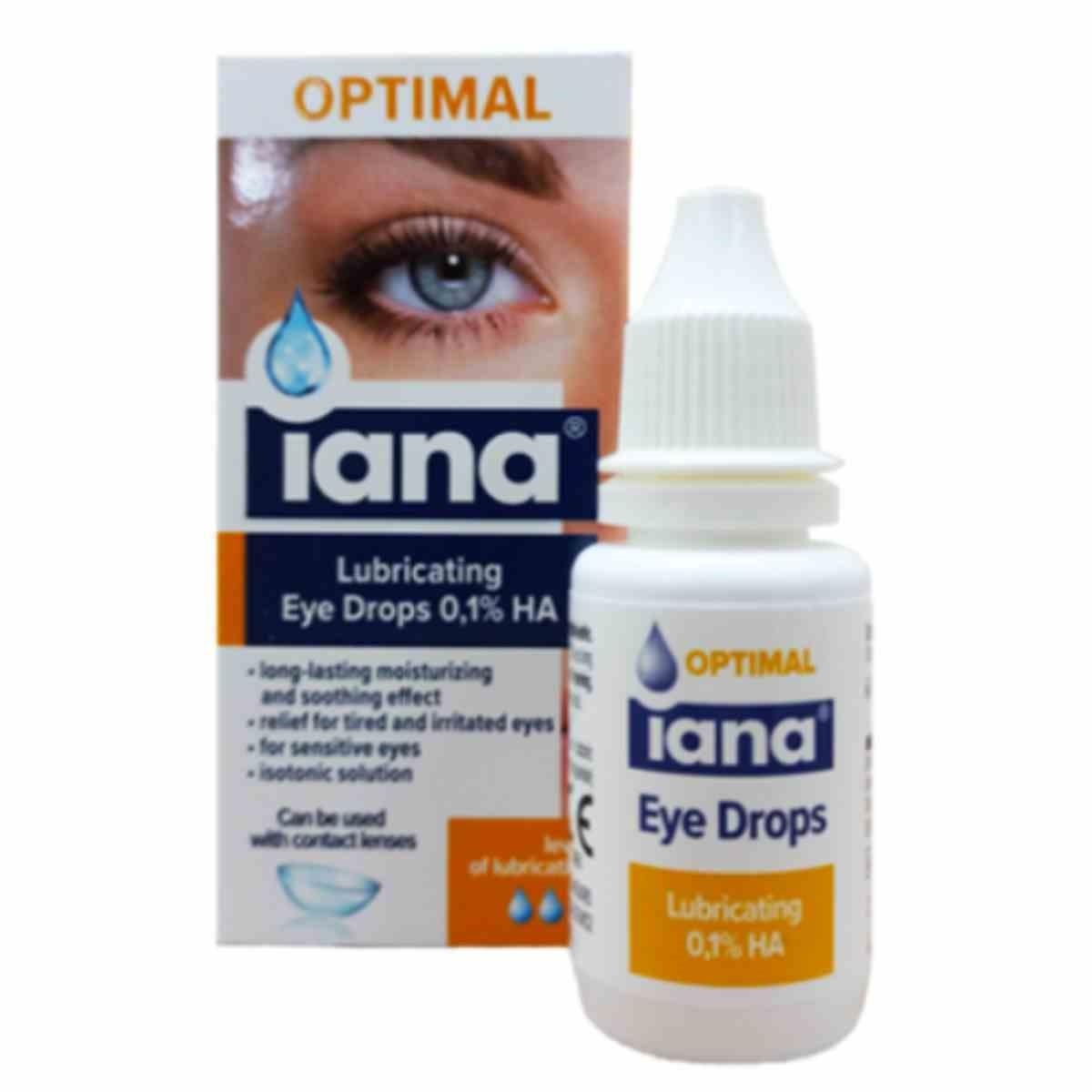 IANA Lubricating Eye Drops 0,1% HA