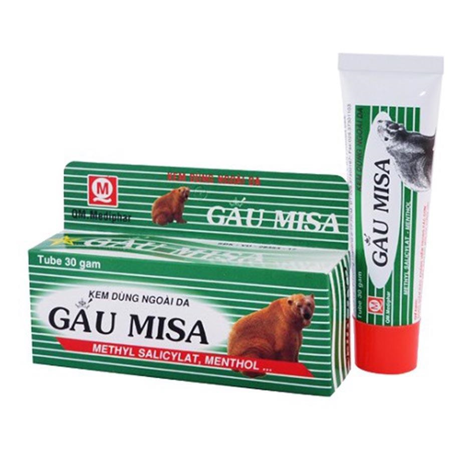 Kem xoa bóp gấu Misa 30g