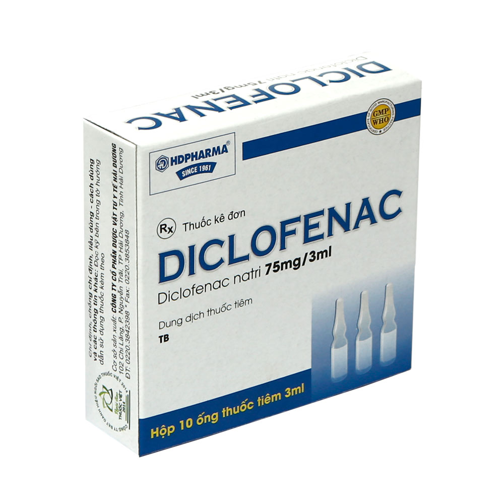 Diclofenac 75mg/3ml HD Pharma