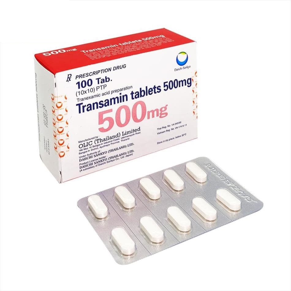 Transamin tablets 500mg